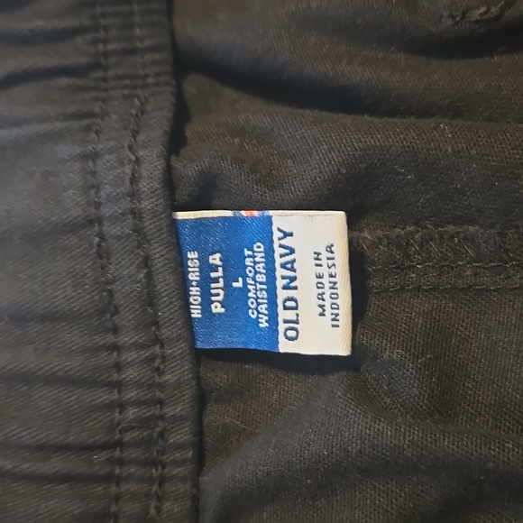 Black Joggers with Elastic Waistband and Matte Finish - Picture 2 of 4